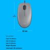 Logitech M110 Silent Wired Office Mouse