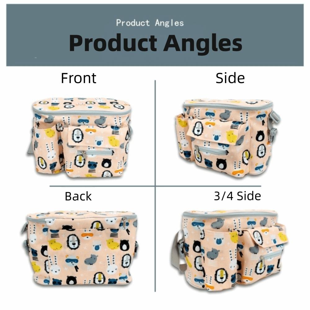 Large Capacity Diaper Bag Oxford Cloth Pram Accessories Stroller Organizer  Pushchair Use