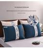 Chinese Style G5Z Throw Pillow Cushion with Core for Sofa & Bed
