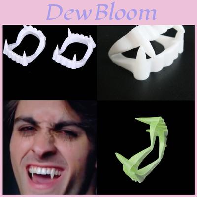 Halloween Party Costume Props Plastic White False Teeth Set Zombie Vampire Fangs Party Decoration Wawazhengfu