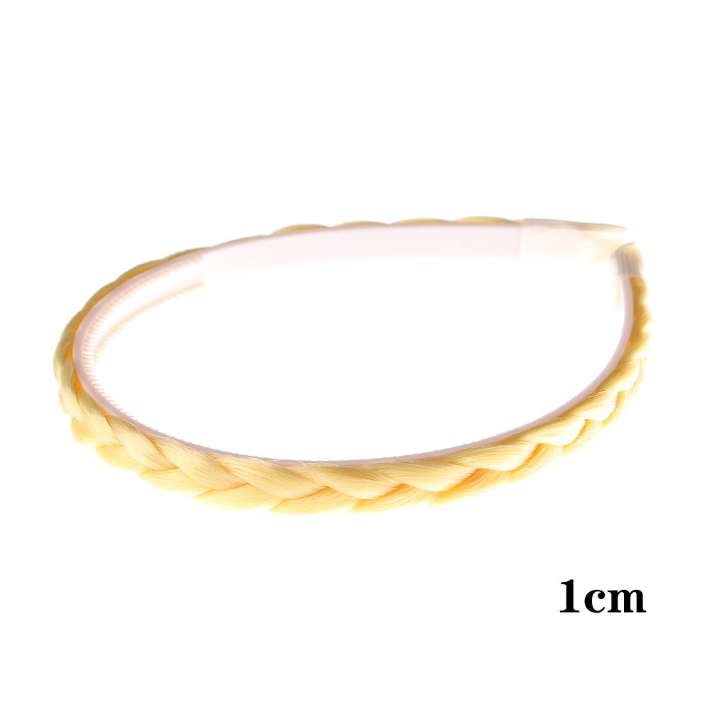 Fashion Princess Hair Accessories Women Elastic Headwear Synthetic Wig Braided Headband Twisted Wig Headband Hair Bands