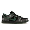 Nike THERE Skateboards X Dunk Low SB Ultra Humanized Unisex Sneakers Black Gorge-Green Summit-White HF7743-001