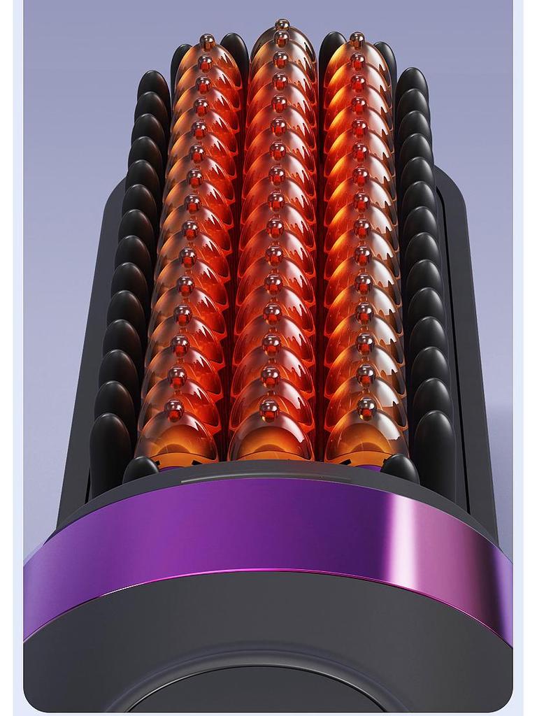 Portable Wireless USB Straightening & Curling Comb with Negative Ions - Hair-Friendly Dual-Use Mini Hair Care Tool