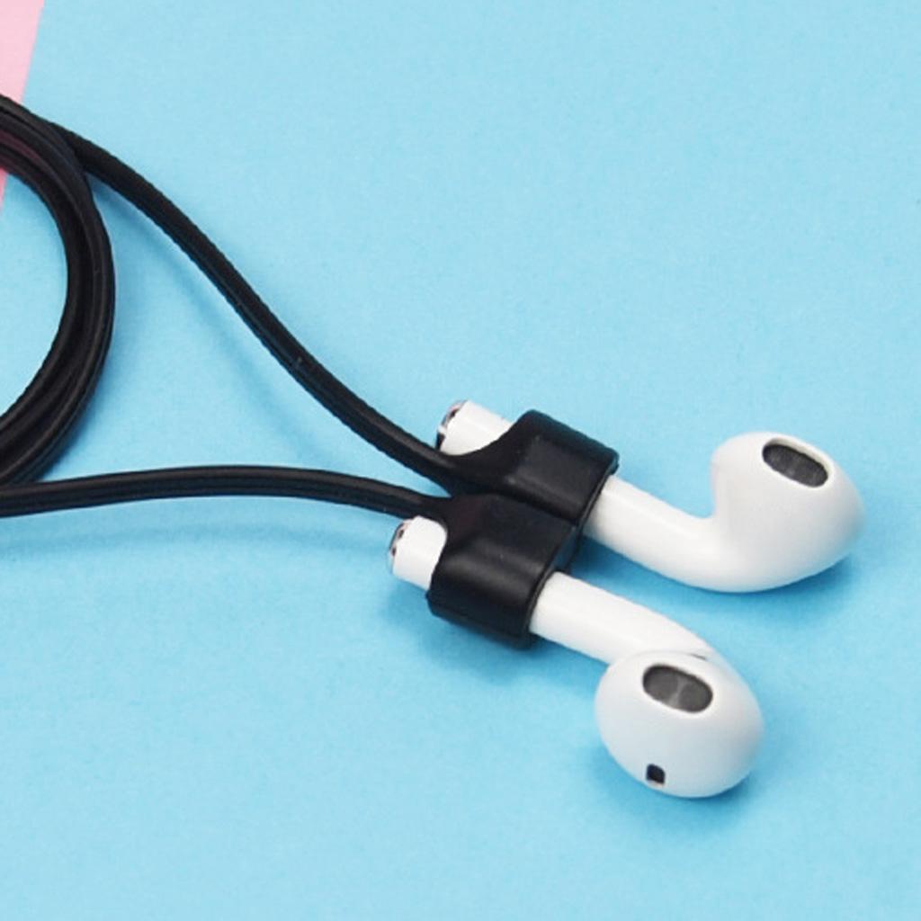 Magnetic Silicone Hanging Neck Headphone- Rope Anti-Lost Strap for Pro Headsets Sport Tether Straps