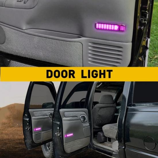 4PCS LED Door Courtesy Light For Chevy Silverado Suburban Tahoe GMC Sierra Yukon