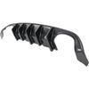 Difuzor Bara Spate Compatibil cu 20152025 Dodge Charger IKON V1 Style Imprimeu Fibra de Carbon PP Lip Difuzor Spate Quad Exhaust