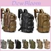 Large Capacity Outdoor Military Tactical Army Camping Hiking Backpack Rucksack With Padded Adjustable Straps