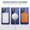 For Samsung Galaxy S25 Ultra Magnetic Case Kickstand TPU PC Phone Cover