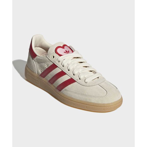 adidas Handball Spezial Cream White Scarlet Sandy Pink Women Sneakers Better-Scarlet KH9044