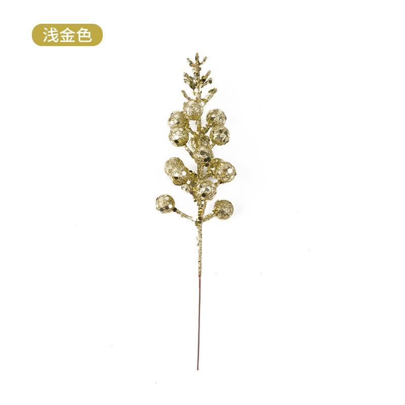 Plastic Christmas Flower Decorations Tree Ornamentation Festive Holiday Party Home Xmas Decoration Supplies