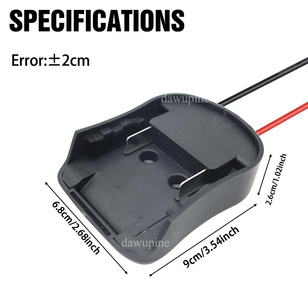 Power Wheels DIY Adapter Adapter Cable for Makita for Milwaukee for Dewalt 18V 20V Battery for Peg-Perego for Kids Ride-on Car