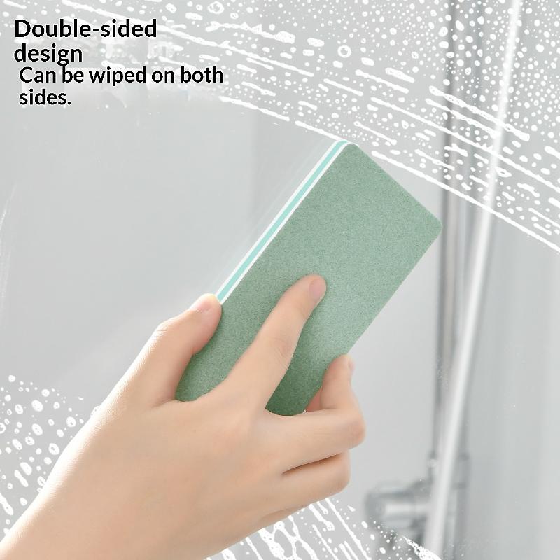 6Pcs Cleaning Tool Glass Scale Magic Scrubber Cleaning Brush Home Bathroom Mirror Shower Tile Strong Scale Removal Water Brush