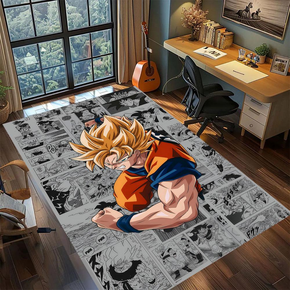 DragonBall anime character Carpet for Living Room Bedroom Home Decor Cool Movie Mat Play Floor Mat