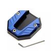 CNC Aluminum Alloy Motorcycle Bike Kickstand Extender Foot Side Support Enlarged Base Extension Foot Pad Stand