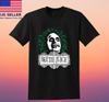 Beetlejuice Cartoon Horror Hoofd Heren Zwart Maat S-5XL