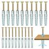 50Pcs 6Mm Expansion Pipe For Hollow Walls Metal Expansion Screws Kit Self Tapping Screws Pipe Drilling Plug Fastener Bolt
