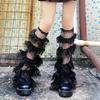 Women's Leg Warmer Sweet Ruffle Lace Leg Sleeves Summer Thin Leg Sleeves Gift