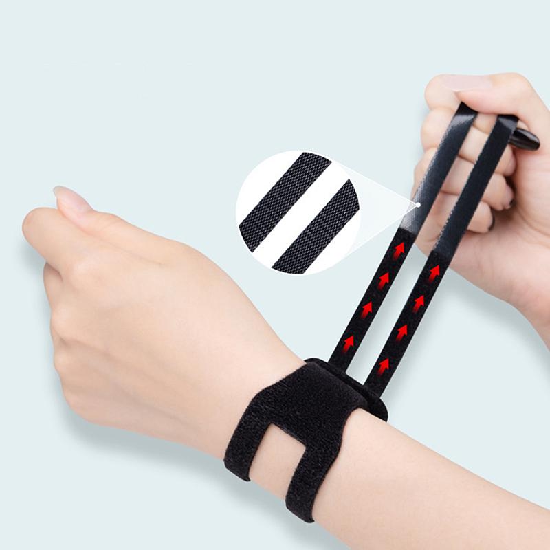 1Pair Adjustable Yoga Wrist Band Pain Tfcc Tear Injury Brace Wrist Band Brace Soft Thin Yoga Fitness Wrist Wrap Fix Sport Guard