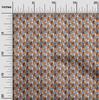 oneOone Cotton Flex Brown Fabric Abstract Fabric For Sewing Printed Craft Fabric By The Yard 40 Inch