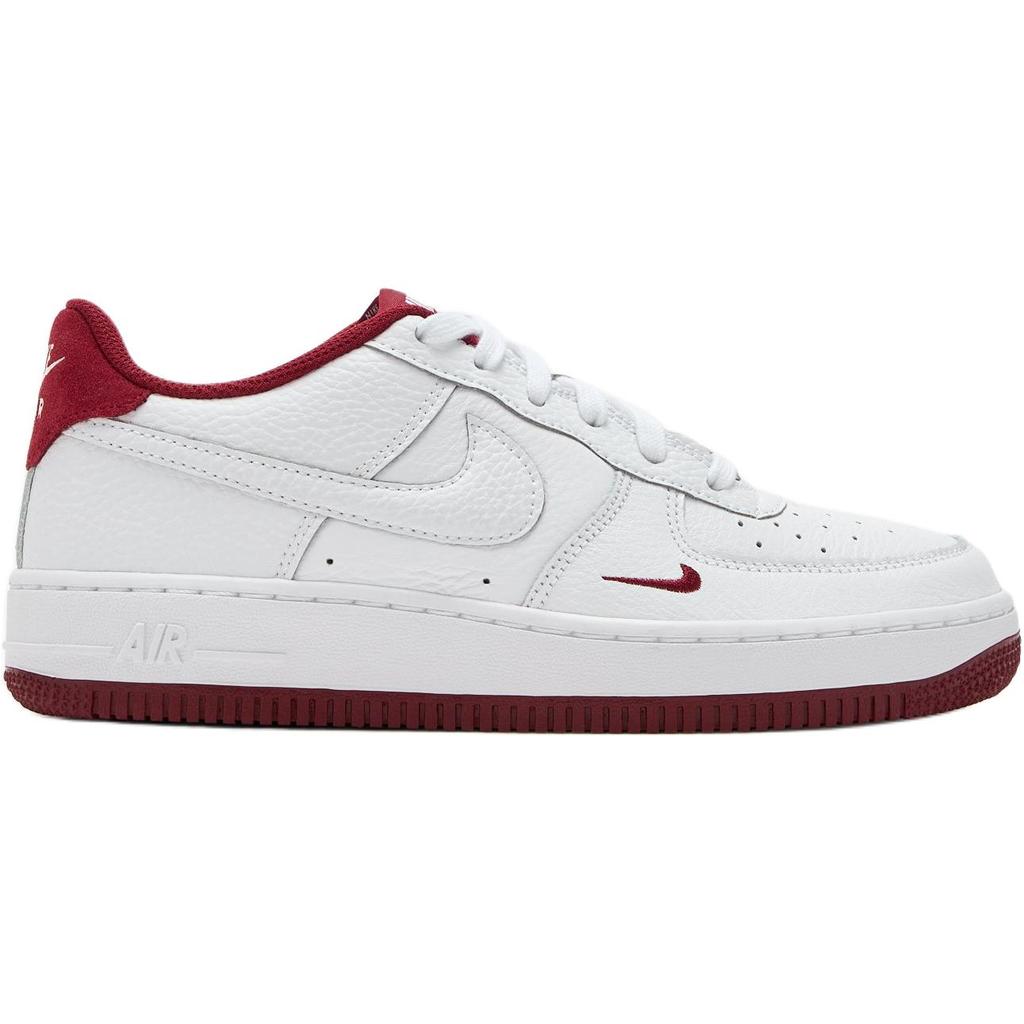 Nike Air Force 1 LV8 GS White Team Red Kids Sneakers HF0952-100