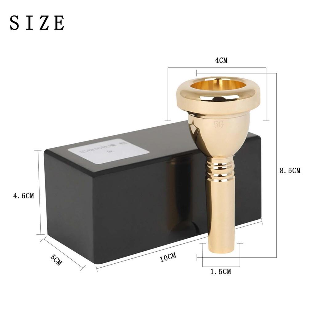 Posaunenmundstück Ersatz Professionelles Mundstück Tragbar für Posaune