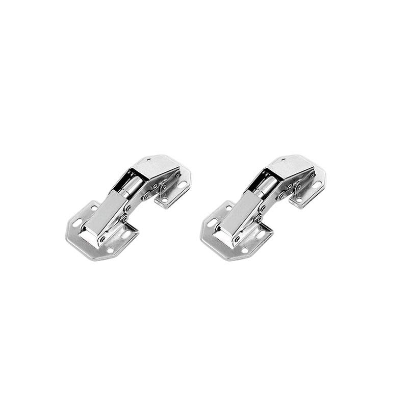 90 Degree Steel Cabinet Hinges No-Drilling HoleHydraulic Buffer Hinge Kitchen Cabinet Cupboard Hinges Furniture Hardware