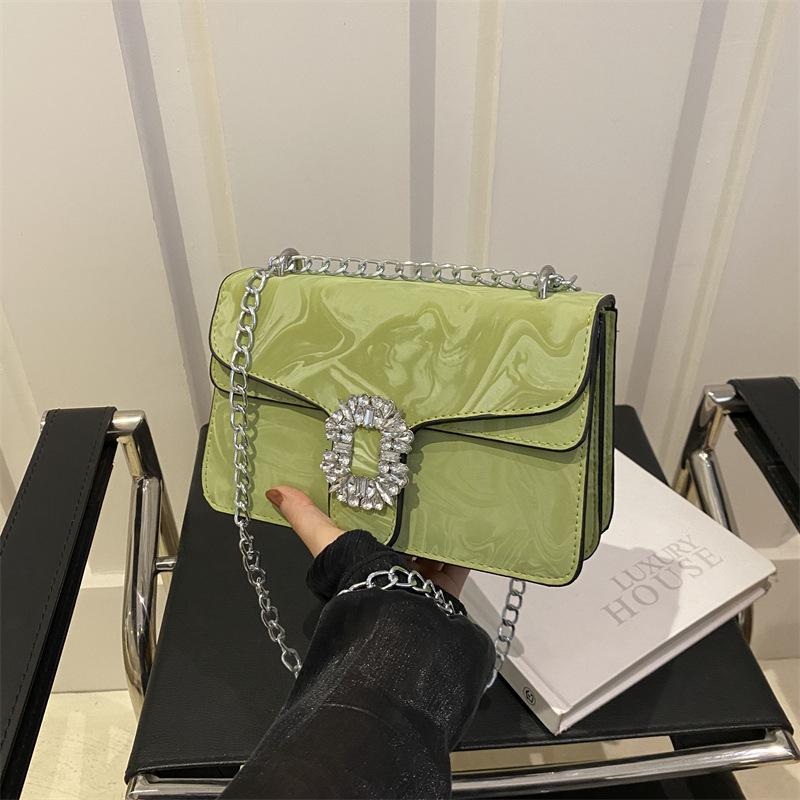 

Модная маленькая квадратная сумка с бриллиантами, новый стиль, женская сумка с драгоценными камнями в китайском стиле, модная темпераментная сумка через плечо