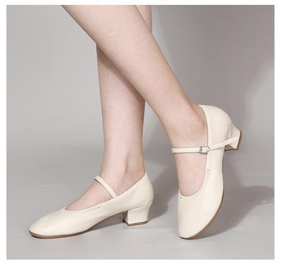 Sweet Girls Mary Jane Pumps Shoes for Women  New Round Toe Ankle Warp Gold Sliver High Heels Woman Dress Shoes Plus Size
