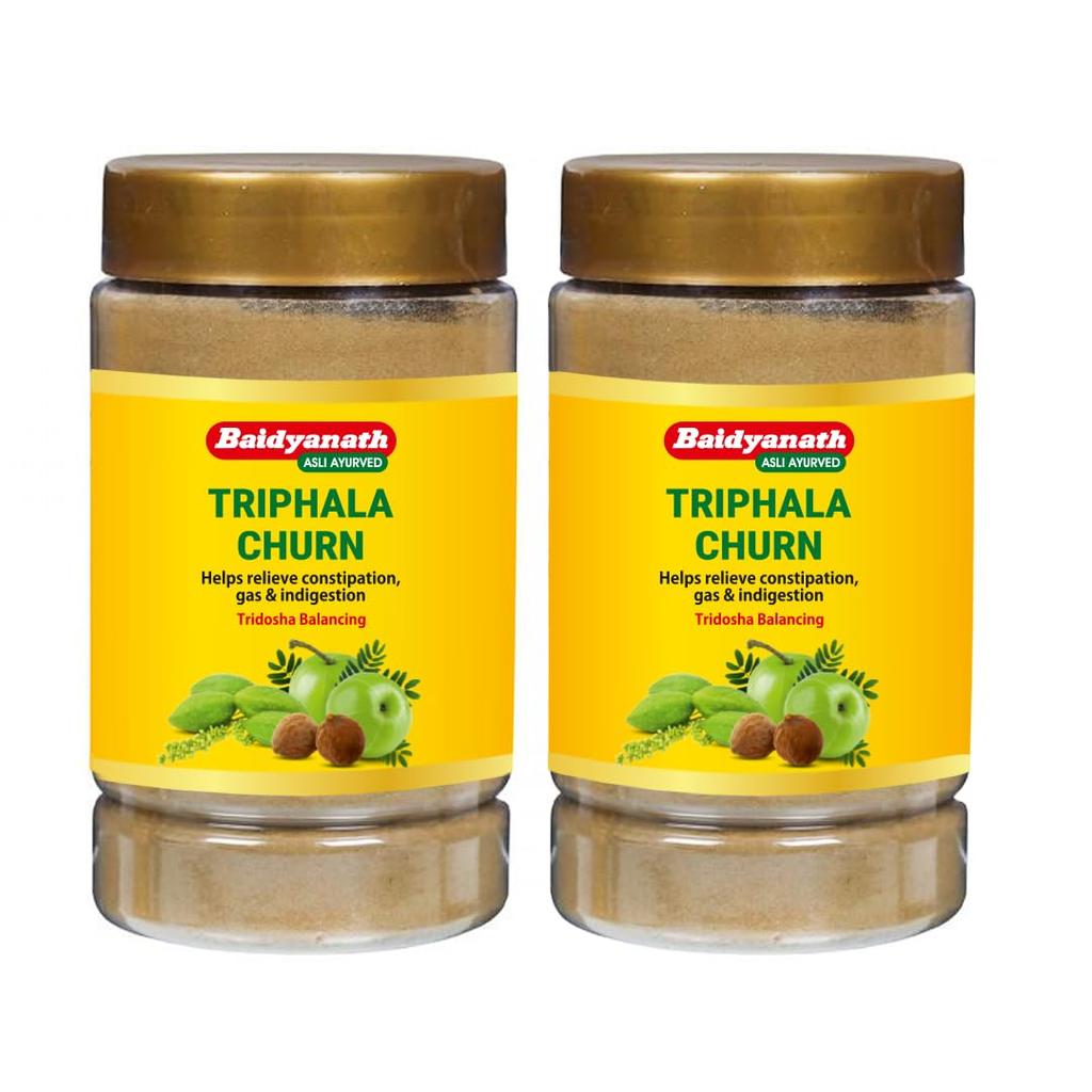 Baidyanath Triphala Churna 500 G X (Pack of 2) | Herbal Digestive Care Powder | Helps Relieve Constipation, Gas, Acidity & Supports Bowel Wellness