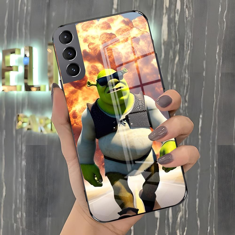 Movie Shrek Phone Case For Samsung A25 A13 A33 5G A54 A36 A35 A56 A52 A14 Shockproof Glass Cover