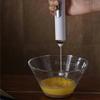 Frusta Elettrica Portatile a Doppio Gancio Senza Fili Schiumatore per Crema Pasticcera Mini Frullatore Portatile Caffè Latte Controllo a Tre Velocità Albume Montato USB