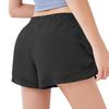 Pantaloncini a Rete Pesca Pantaloncini da Allenamento Fitness Senza Cuciture Nude Tasca Pantaloncini da Yoga Donna
