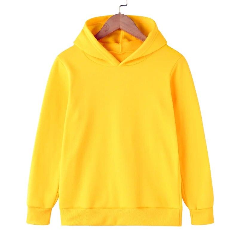 

2026 Spring and Autumn Leisure Sports Shirt Solid Color Fashion Children s Hooded Sports Shirt 160