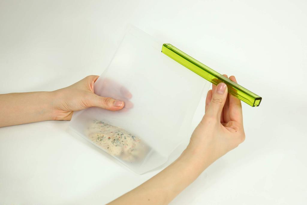 Fujisho Silicone Cooking Easy Cooking Bag with Recipes from a Culinary 1500ml H X W X Microwave and Dishwasher Food Storage Felio Bag, Expert,