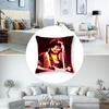 Piosenkarz J-Jimi H-Hendrix Poszewka Krótka Pluszowa Poszewki na Poduszki Sofa Dekoracyjna Prezent Dom Dwustronny Nadruk Poszewka na Poduszkę