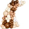 Brown Balloons Garland Arch Kit Birthday Party Decoration Kids Wedding Birthday Party Supplies Baby Shower Decor Latex Balloons