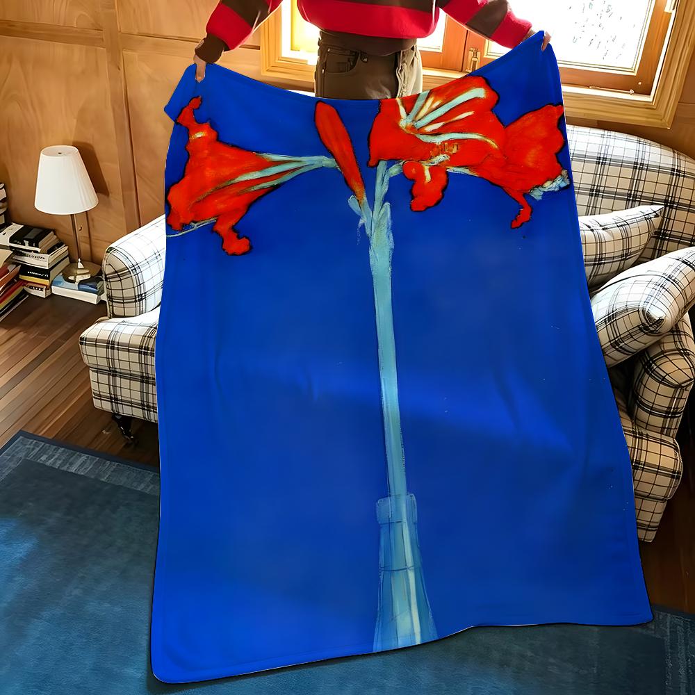 Künstler M-Mondrian Kuscheldecke Flanell Gemütlich Druck Tragbar Langlebig Maschinenwaschbar niedlich Cool