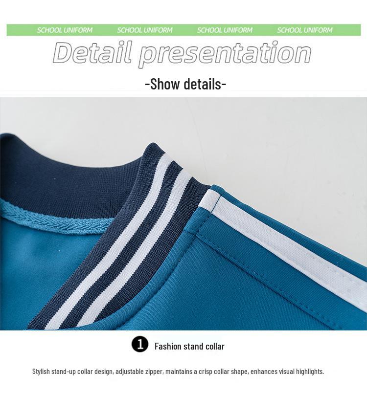 Academy Style Junior High School Uniforms: Autumn Jacket & Spring Sports Set