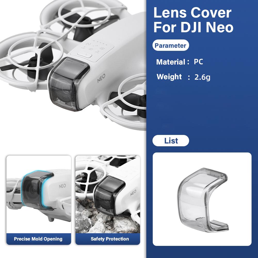 Tappo Lente Antipolvere per Fotocamera Gimbal Copertura di Protezione Anti-collisione Guscio per Accessori Drone DJI NEO