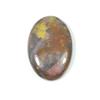 69Cts. Natural Affrican Bloodstone Oval Cabochon Loose Gemstone 29X43X07 MM SK-1824
