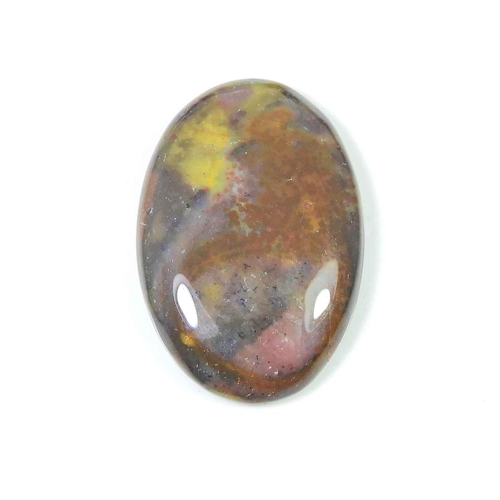 69Cts. Natural Affrican Bloodstone Oval Cabochon Loose Gemstone 29X43X07 MM SK-1824