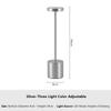 Touch Sensor LED Table Lamp Rechargeable Desk Lamp 3Colors Adjustable Bedside Creative Ambient Light Bar Room Decor Light