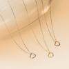 Sears Open Heart 18K Yellow Gold Necklace sp56-0002-yg