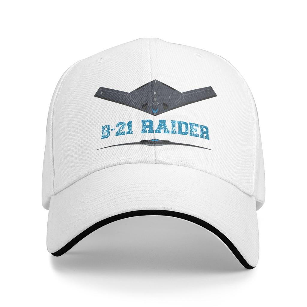 B Raiders Stealth Bomber Sandwich Baseball Caps Classic Adjustable Fit Aviation Jet Plane Snapback Hat Unisex Golf Adult Hat