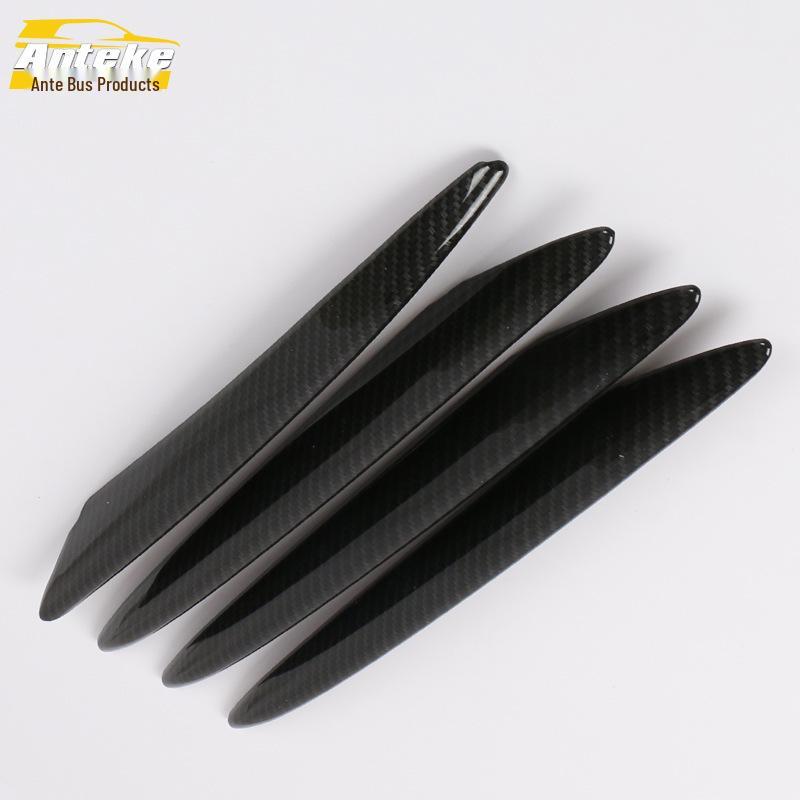 E-Class Front Fog Light Eyebrow Electroplated Anti-Scratch Strip