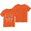 Kids' Halloween Print Neck Short Sleeve T-Shirt, Loose Fit Casual Top for Halloween Party
