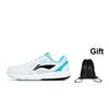 Li-Ning Non-Slip Shock Absorbing Low-Top Badminton Shoes Unisex Shoes Cloud-Blue Black AYTT035-2
