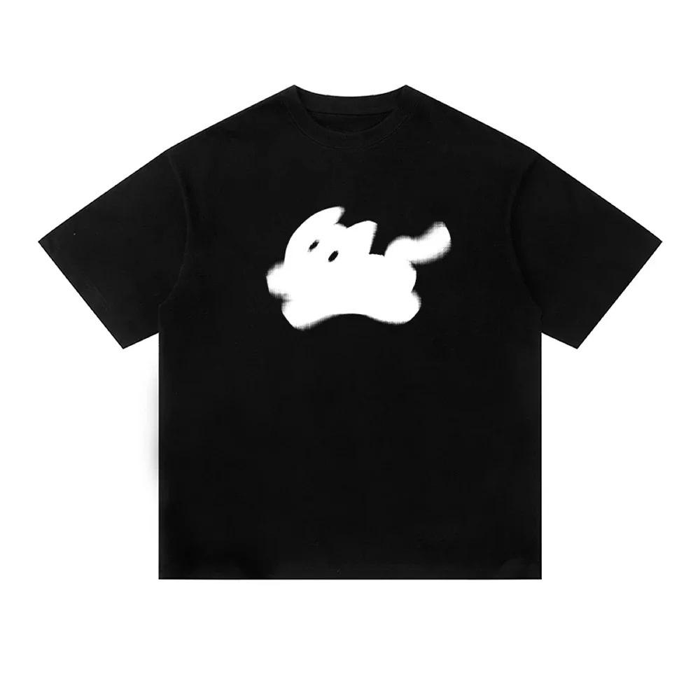 Kätzchen Avatar Bluse Damen T-Shirt Weiblich Y2k Kleidung Mädchen Kawaii Oberteile Haustier Druck Streetwear Niedliche Katze Grafik Kleidung