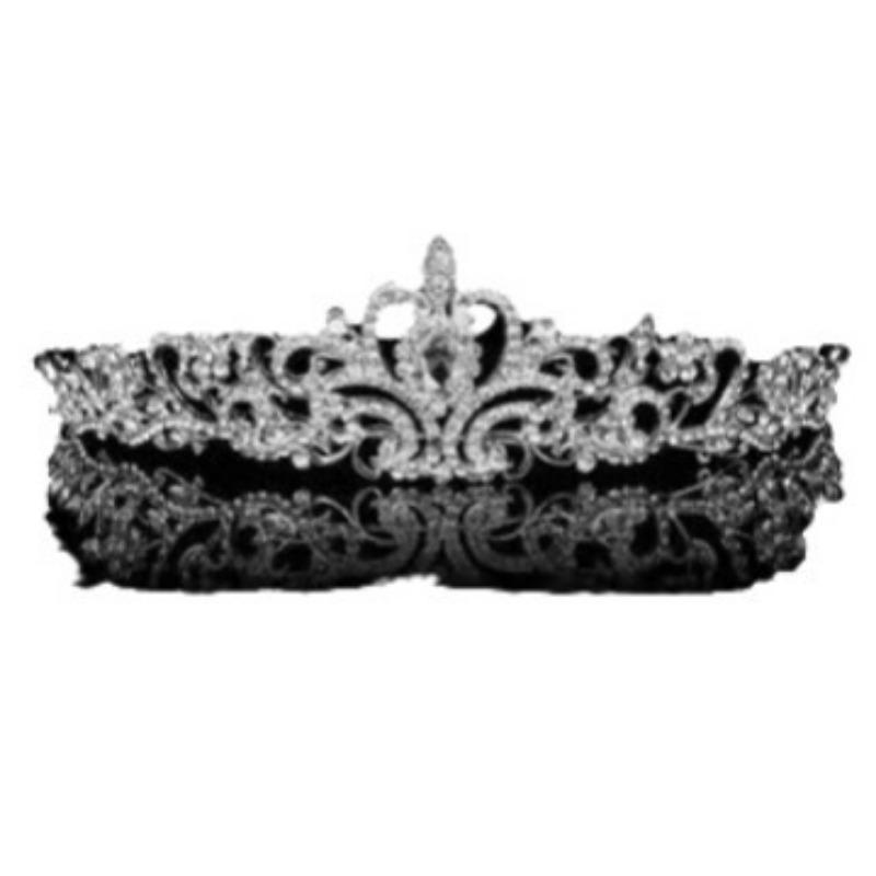 Brautkrone Tiara Krone Braut Hochzeit Zubehör Geburtstag Haar Zubehör Strass Kristall Tiara