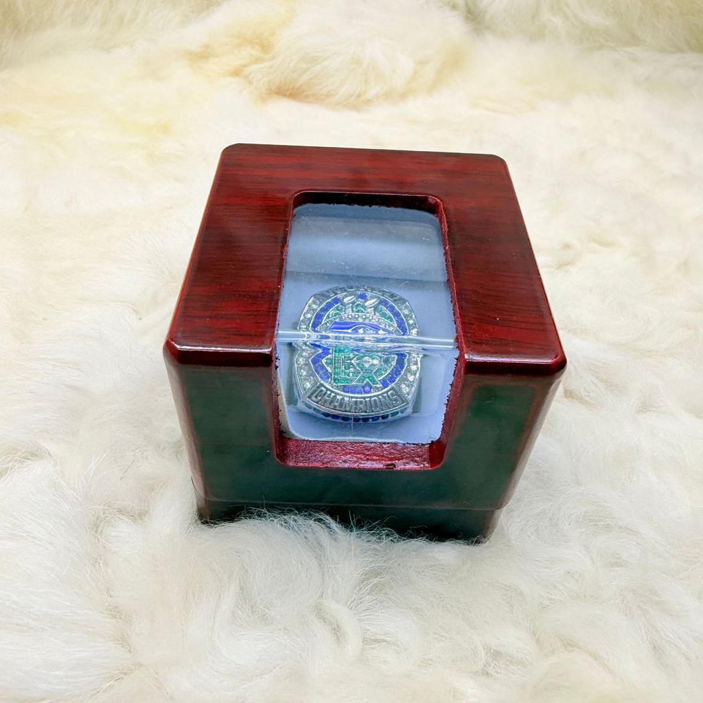 1pc New Commemorative Ring Stainless Steel Ring For Boyfriend Gift Champion Accessories For Rugby Fans Gift